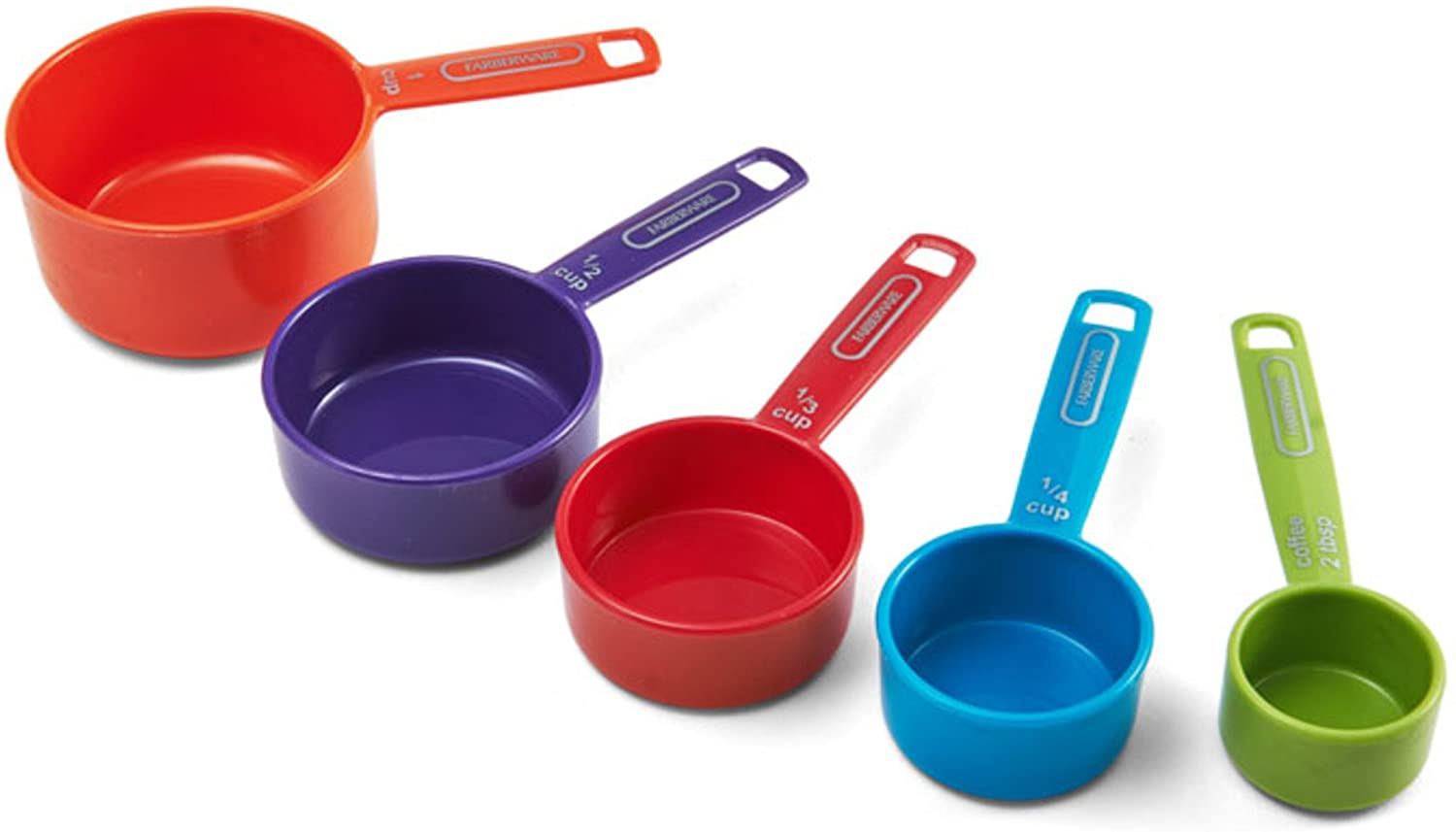 Farberware Professional Plastic Measuring Cups Set 5 Piece