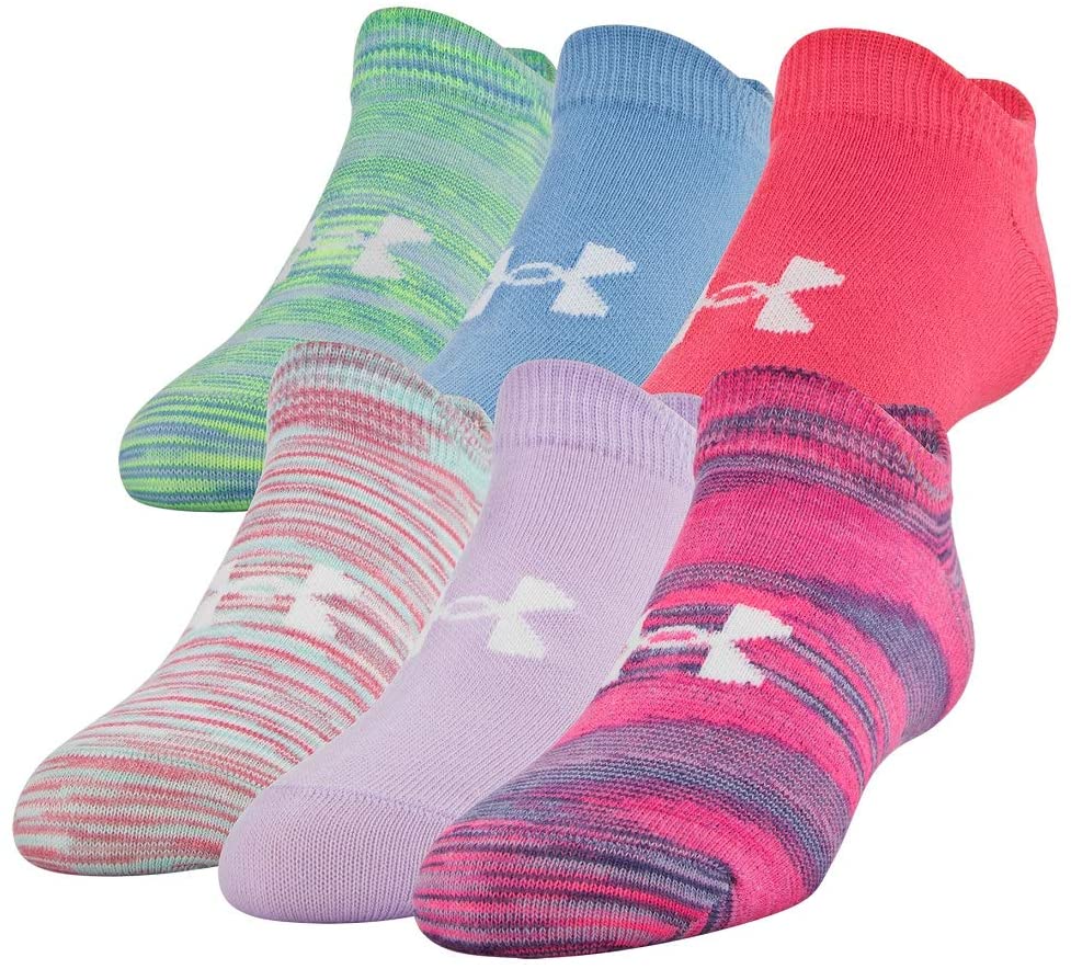 Under Armour Resistor 3.0 Arch Support No Show Socks, 6-Pair
