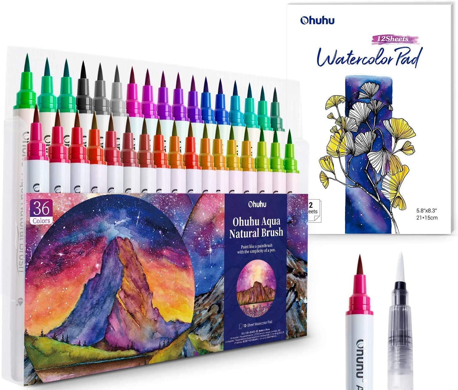 watercolor brush pen ราคา youtube