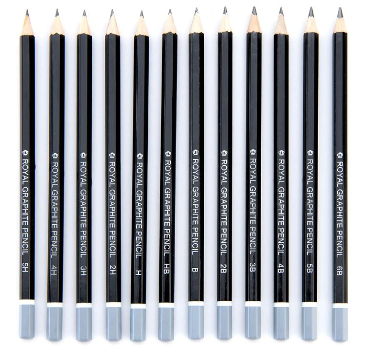 H & B Drawing Pencils Set, 40-Piece Sketch Pencils and Drawing Kit Complete  Artist Kit Includes Graphite Pencils, Pastel Pencils, Sharpener & Eraser,  Profession…