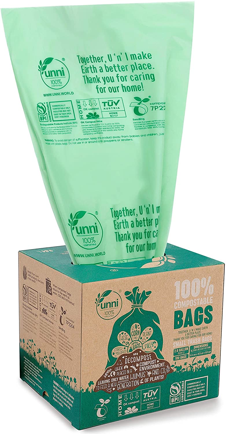 Plant Based Plastic Trash Bags by Hippo Sak® - Hive – Hive Brands