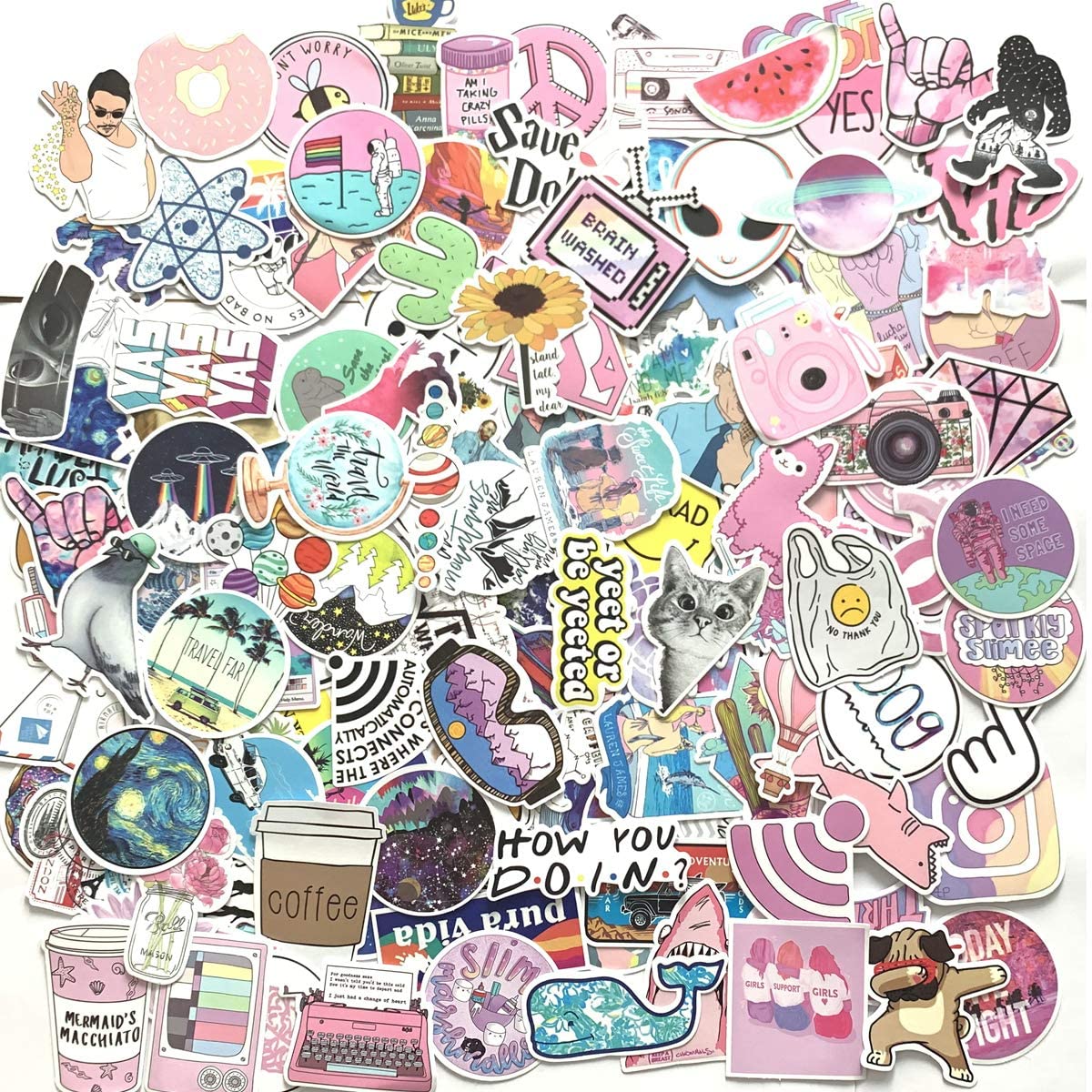 varwaneo-mixed-cartoon-stickers-156-piece-stickers