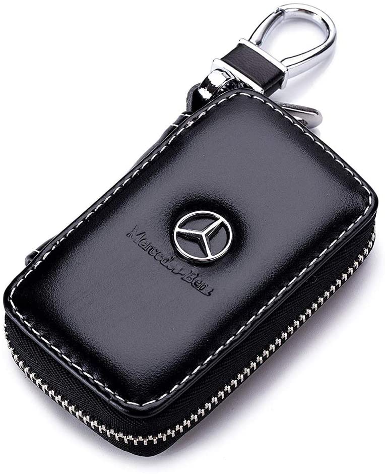 Mercedes LV Car Key Leather Case, Car Accessories, Accessories on Carousell