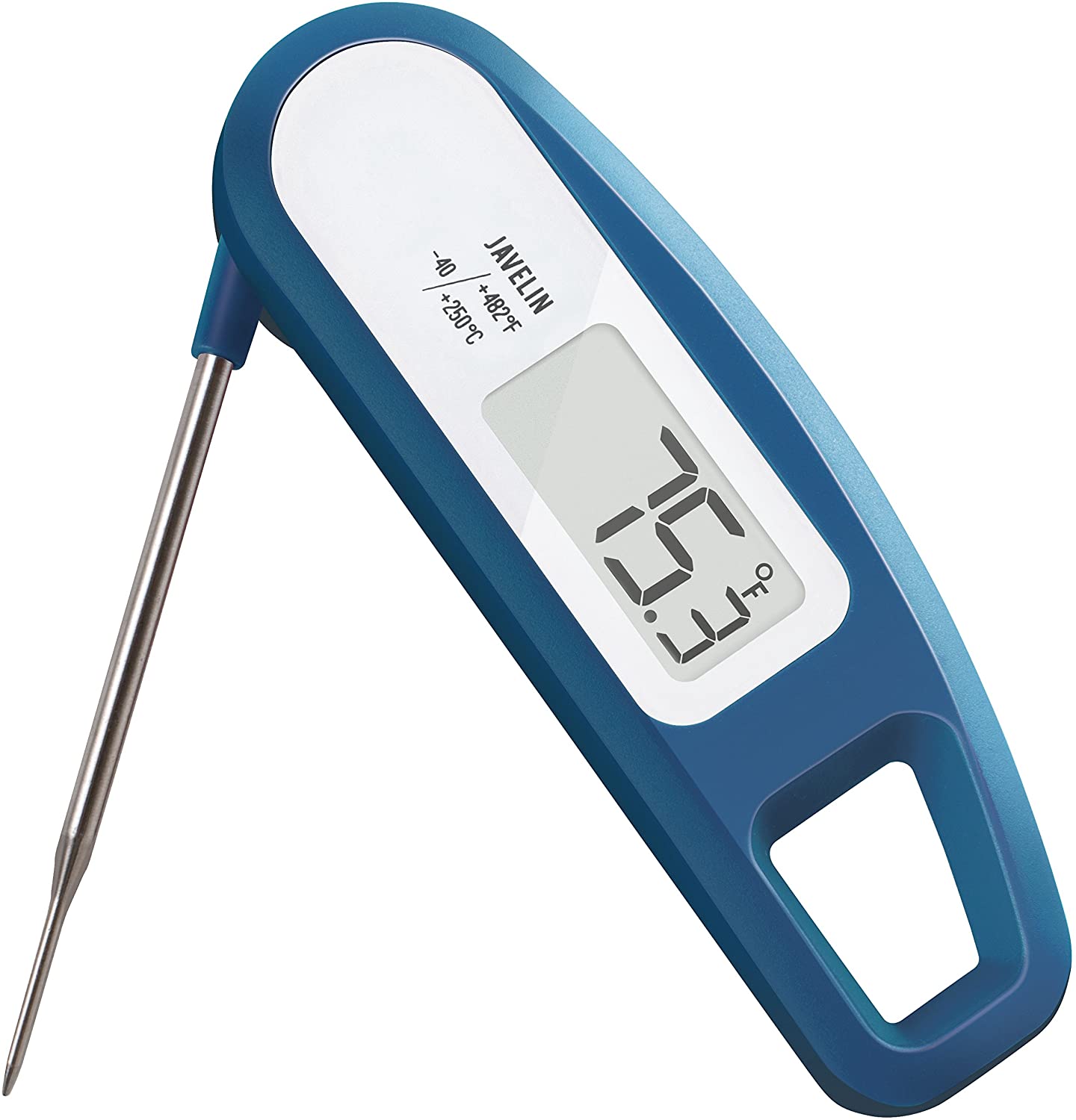 Kizen iP100 Instant Read Meat Thermometer - Waterproof Ambidextrous Thermometer with Backlight & Calibration Digital Food Thermometer for Kitchen