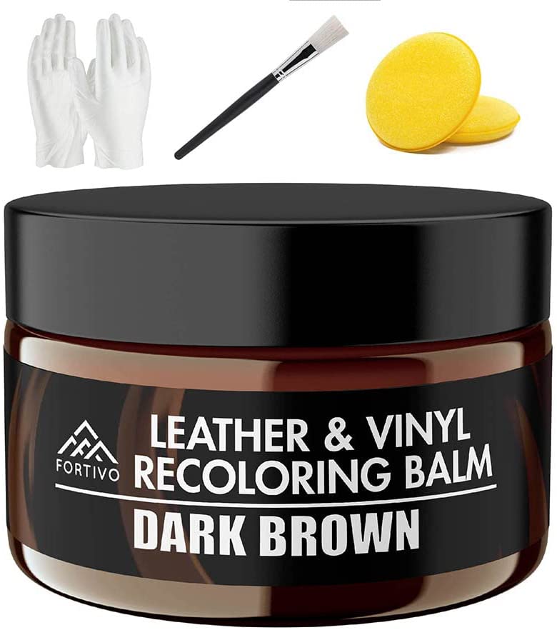 Coconix Leather & Vinyl Recoloring Balm - Dark Brown