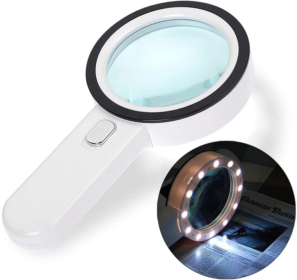 iMagniphy Illuminated Magnifying Glass Set