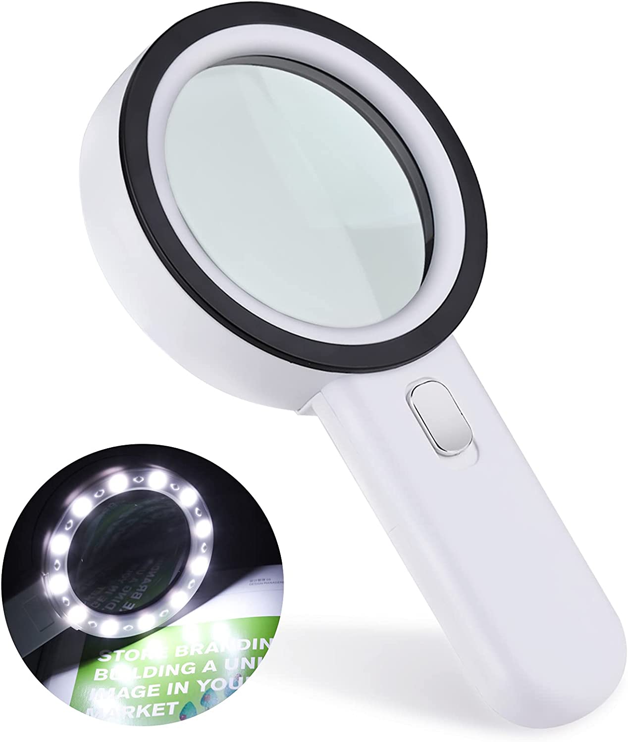 Beigaon Magnifying Glass with Light 3X, 7W LED India