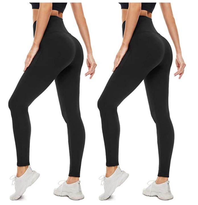 Hi Clasmix Yoga Pants with Pockets for Women - Leggings with Pockets High  Waisted Tummy Control Non See-Through Workout Pants