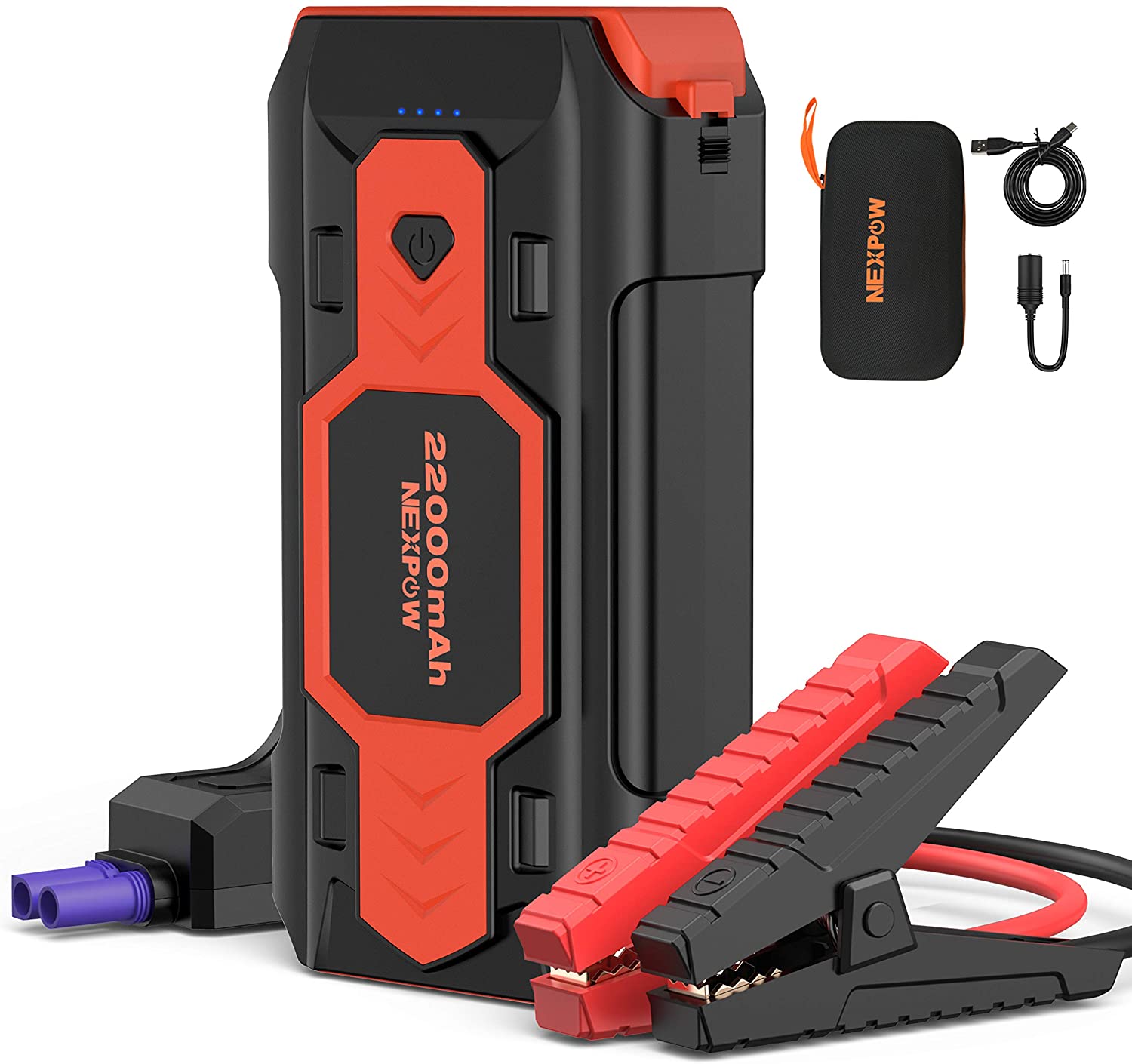 Jump Starter Power Bank, 3000 A Starter Power Bank 12 V Car Jump Starter  Power Pack with Dual USB Quick Charge (TP25 Max) : : Automotive
