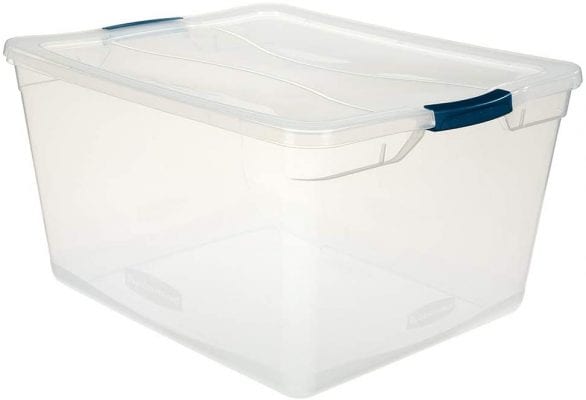 Rubbermaid Cleverstore Home Storage Containers, 4-Pack