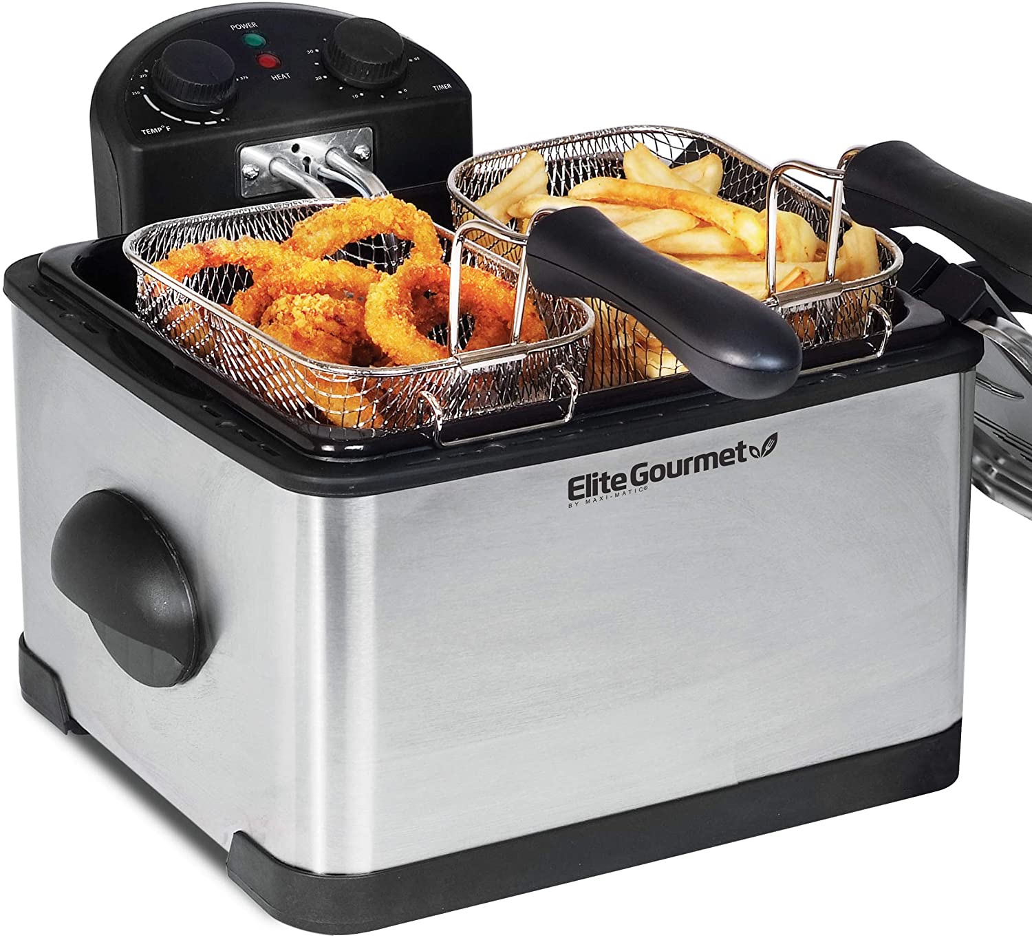 T-fal Deep Fryer with Basket, Stainless Steel, Easy to Clean Deep Fryer,  Oil Filtration, 2.6-Pound, Silver, Model FR8000 MSRP $114.99 Auction