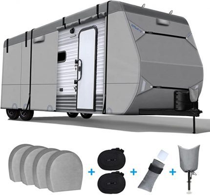 RVMasking Custom Fit Tear-Resistant RV Cover, 31-34-Feet