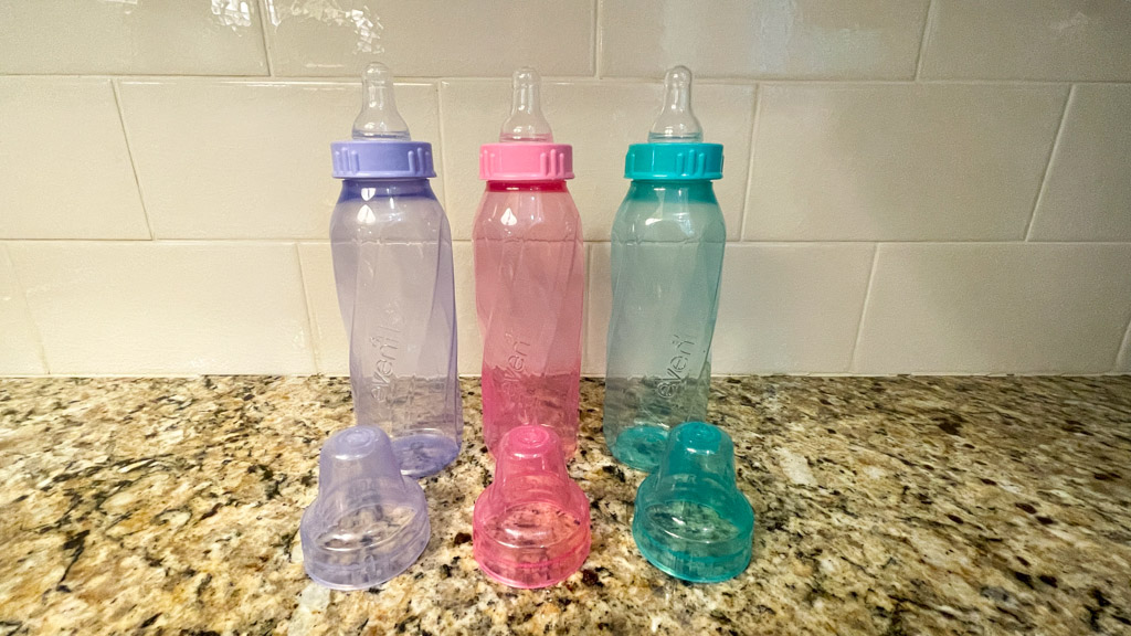 Baby Bottle Evenflo Feeding Classic Tinted Plastic Baby Bottle Pack