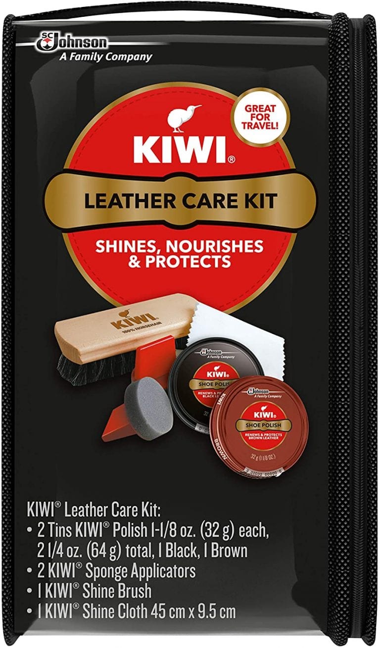 Kiwi Travel Shoe Shine Polish Care Kit Piece