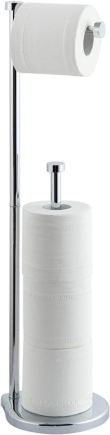 KES Toilet Paper Holder Stand Freestanding Toilet Paper Roll Holder with  Mode