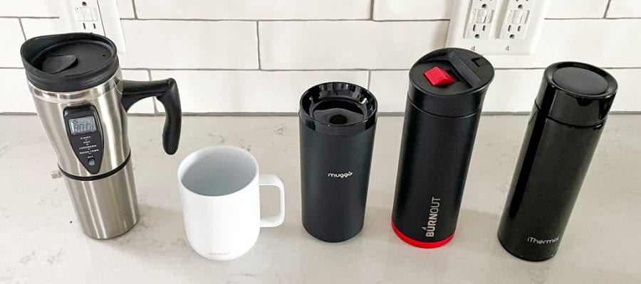  Heated Coffee Mug,Temperature Control Travel Mug,16 Hours  Battery Life,86F To 150F Temperature Control,Rechargeable Smart Mug,LCD  Display
