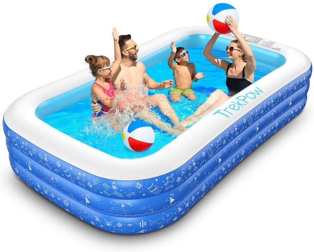 Summer Waves Quick Set Inflatable Above Ground Pool With Filter Pump