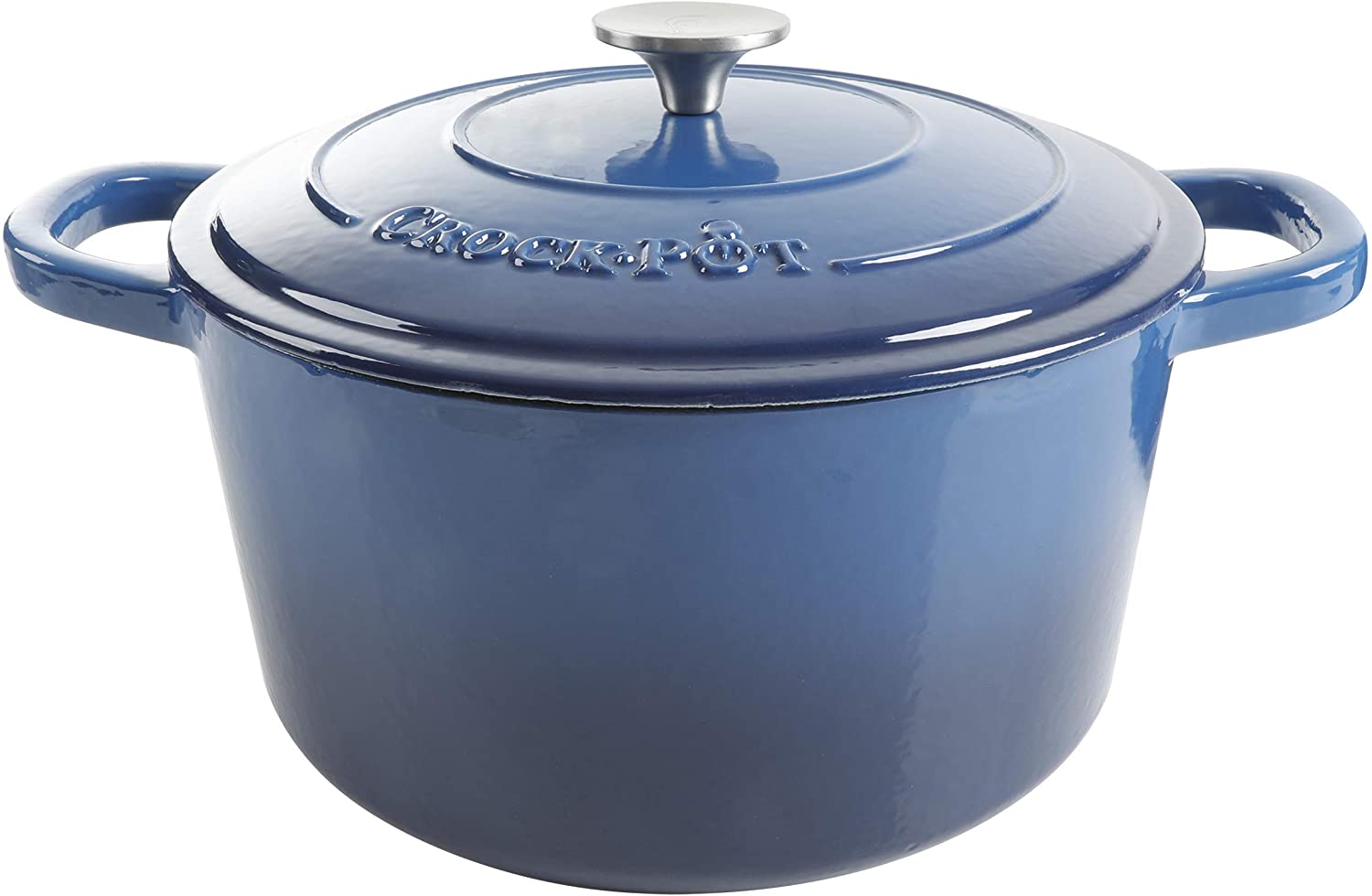 COOKWIN Enameled Cast Iron Dutch Oven, 5 qt Bread Baking Pot with Self Basting Lid, Non-Stick Enamel Coated Cookware Pot, Great Christmas Gifts for