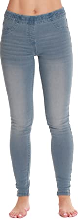 No Nonsense Pocketed Stretch Pull-On Jeggings For Women