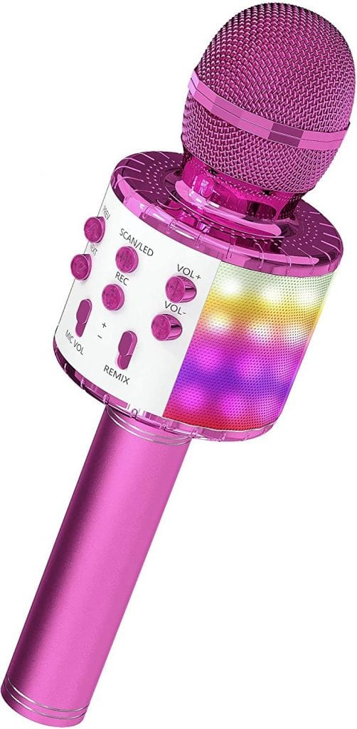 Amazmic Kids' Microphone Karaoke Machine