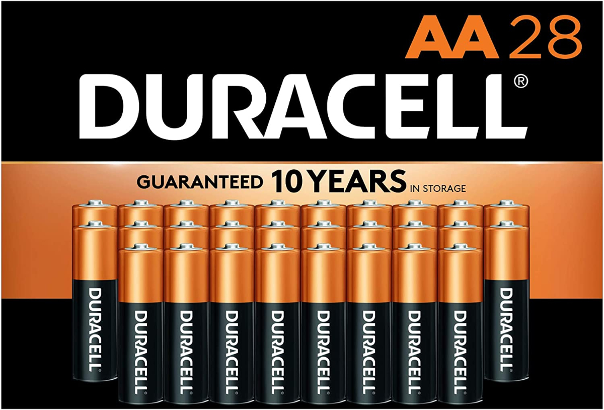 Get a 28-pack of Duracell AA batteries for just $9 right now on Amazon