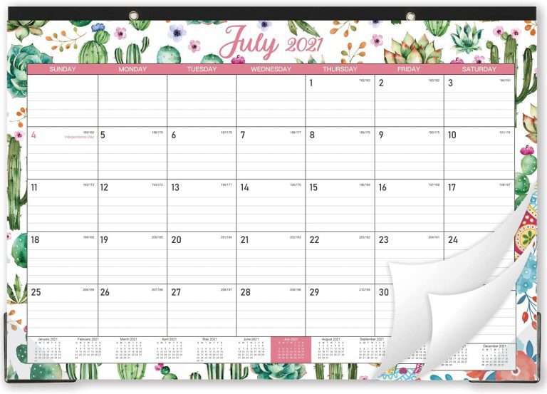 maaibok 17 x 12 inch ruled block 18 month desk calendar desk calendar
