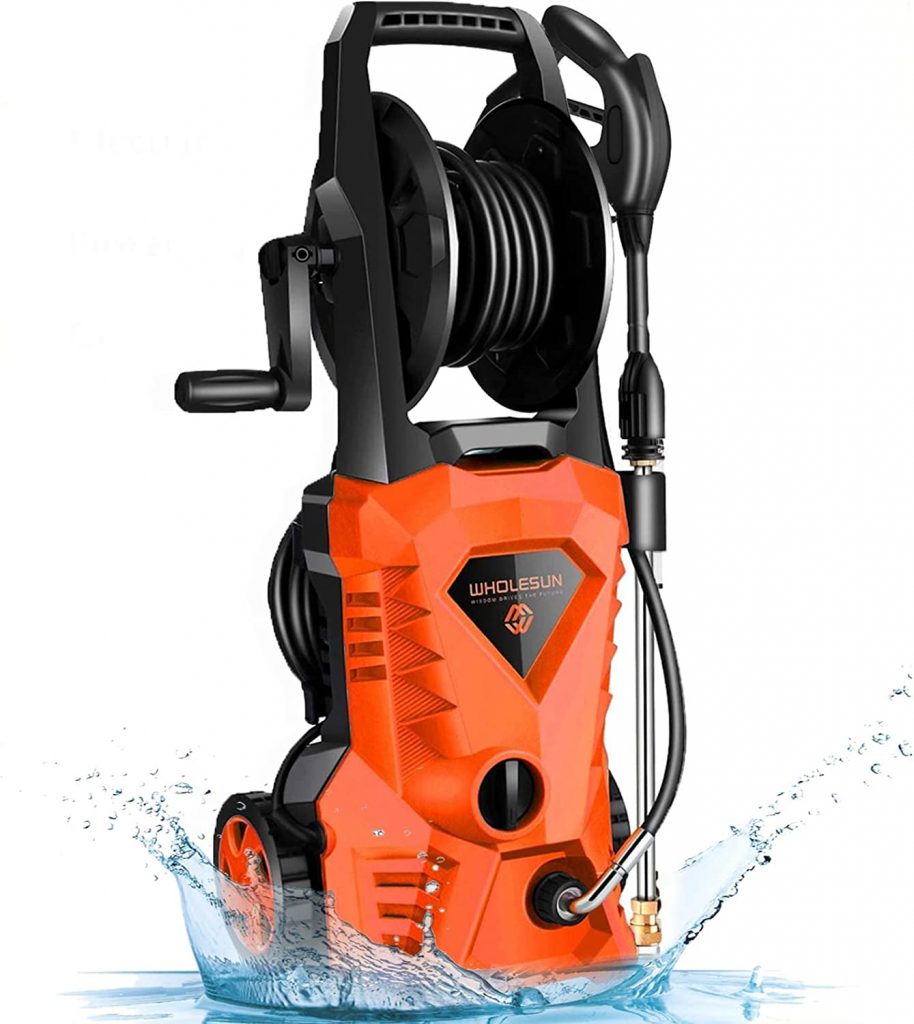 WHOLESUN BuiltIn Hose Reel Car Wash Power Washer