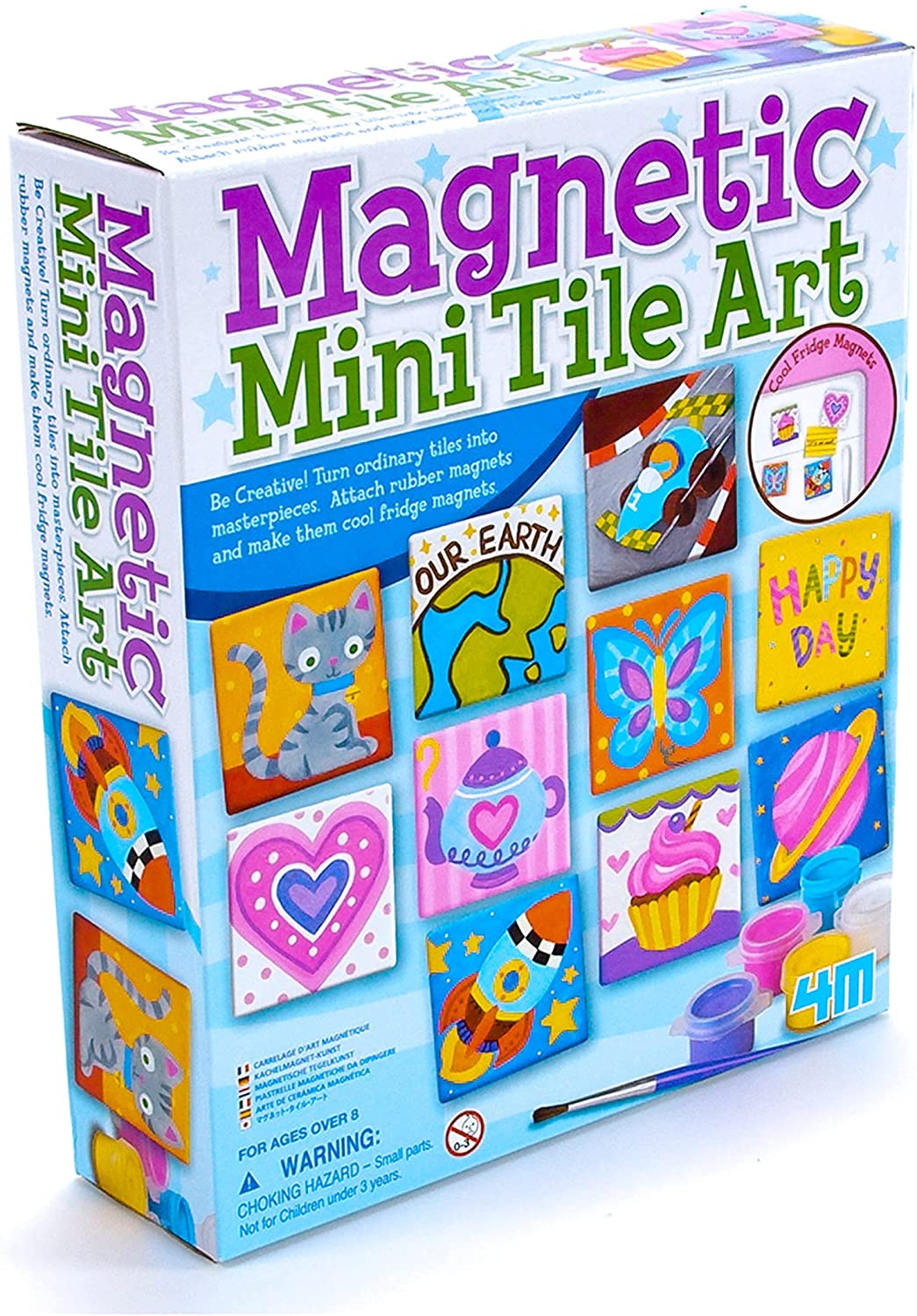 4m magnetic mini tile painting art kit for 9 12 year olds art kits for 