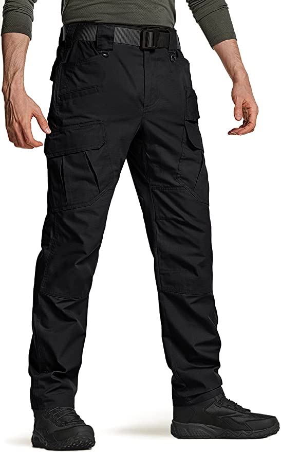 FREE SOLDIER Fast Drying Stretchy Belted Ripstop Hiking Pants