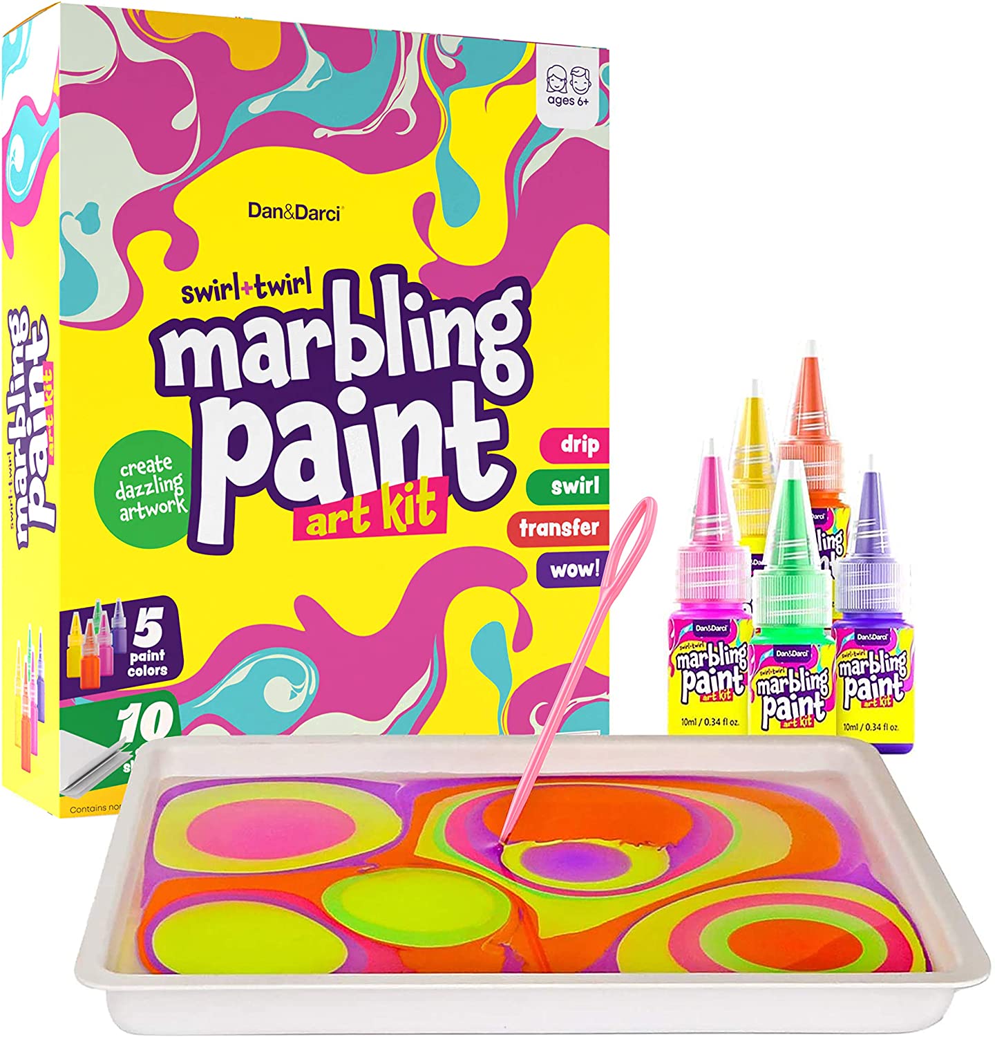 4M Magnetic Fridge Tile Painting Art Kit For 9-12 Year Olds
