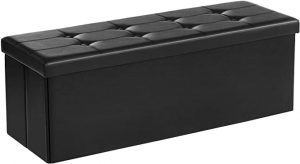 SONGMICS ULSF701 Multi-Purpose Faux Leather Bedroom Bench