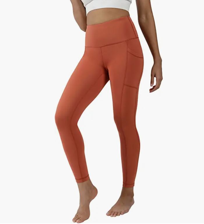 Yogalicious Lux High Waist Elastic Free Side Pocket Ankle Legging :  : Clothing, Shoes & Accessories