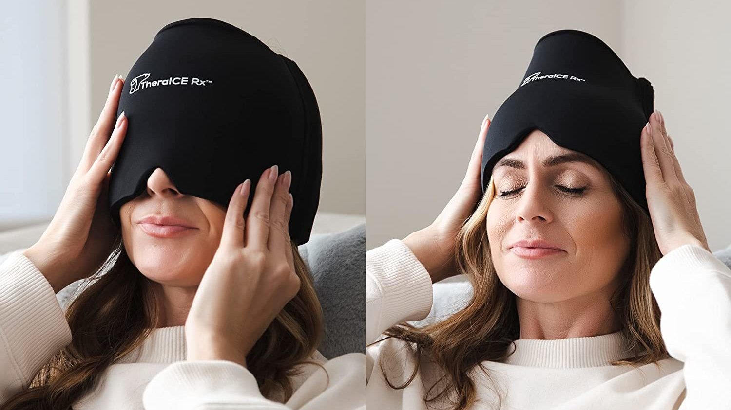 TheraICE gel headache hat