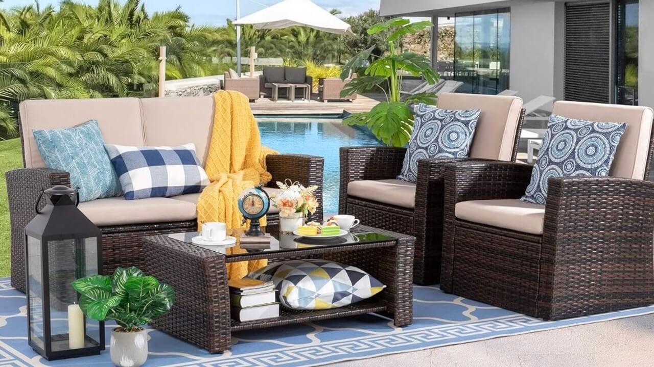 shintenchi outdoor patio set