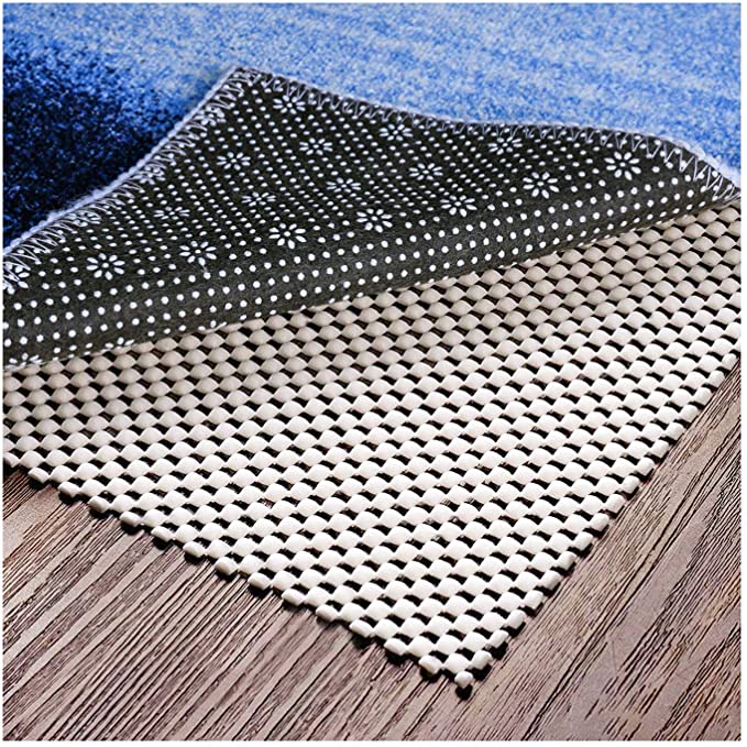 The Original Gorilla Grip Extra Strong Rug Pad Gripper, Thick, Slip and  Skid Resistant Pads for Hard Floors Under Carpet Mat Cushion and Hardwood