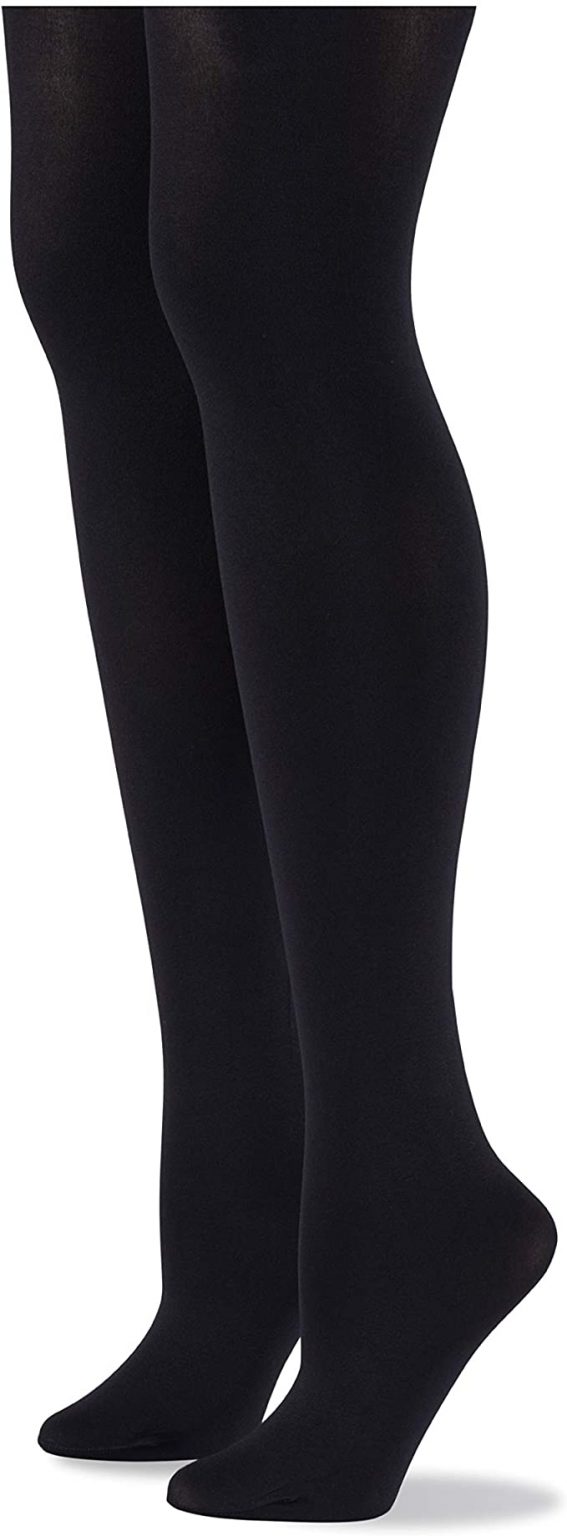 No Nonsense Control Top Super Opaque Tights 2 Pack