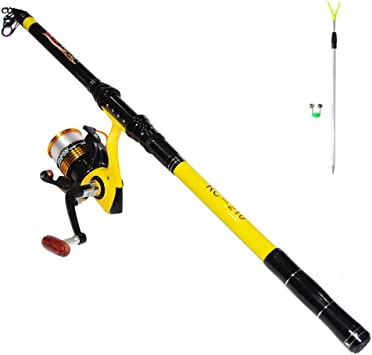 Buy Magreel Telescopic Fishing Rod and Spinning Reel Combo Set with Fishing  Line, Fishing Lures Kit & Accessories and Carrier Bag for Saltwater  Freshwater Online at desertcartKUWAIT