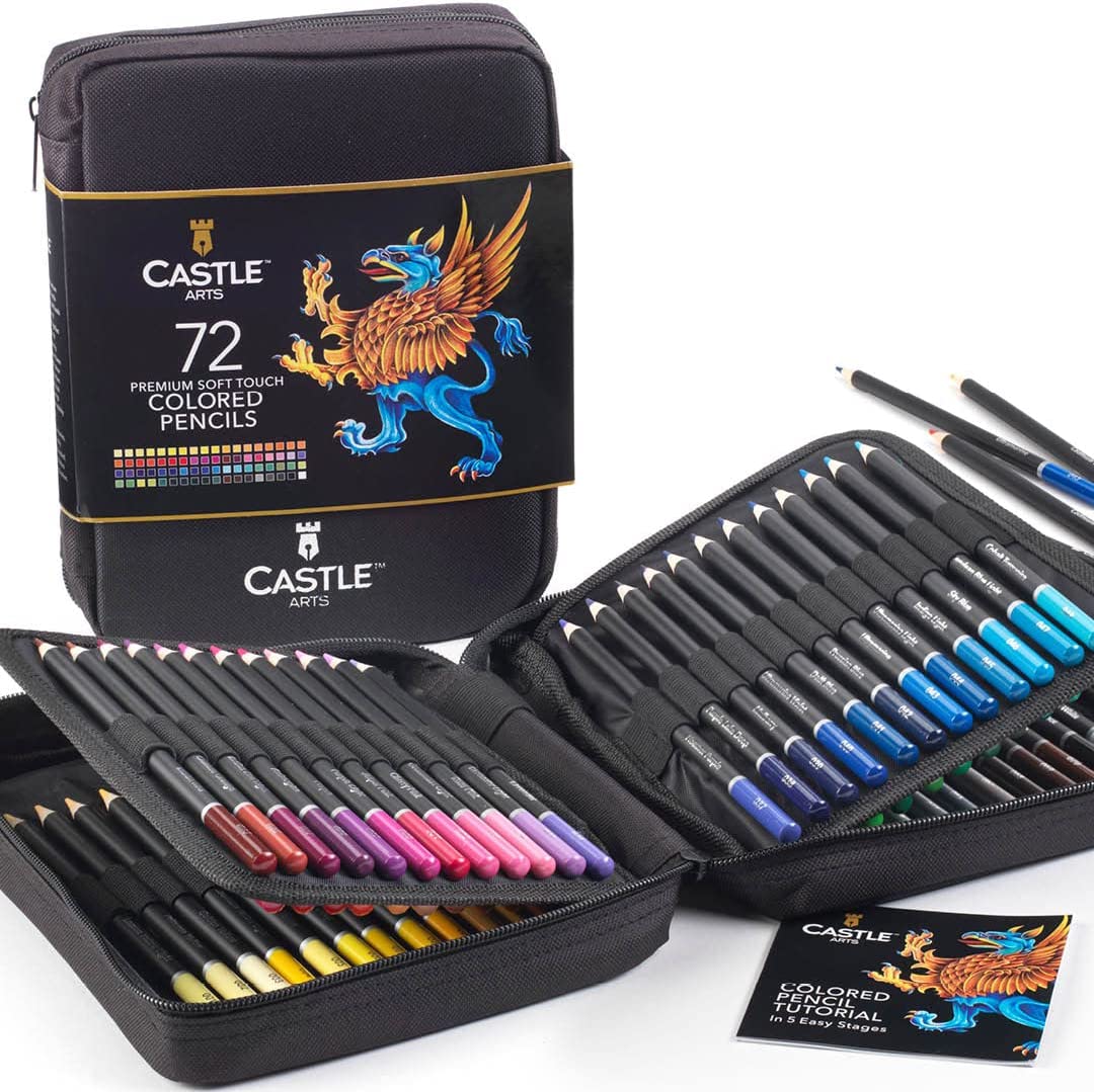 SCRIPTRACT Colored Pencils 24 Count Set, Colored Pencils Artist Quality,  Perfect for Adults Coloring and Kids Doodling Drawing Painting Sketching