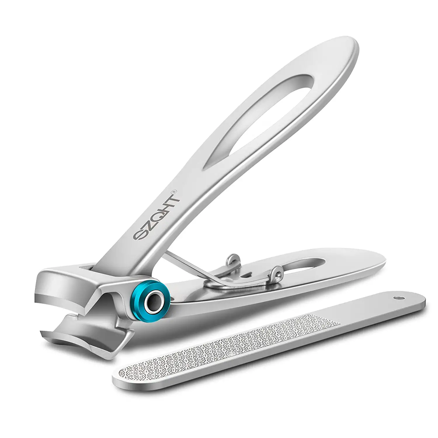 Harperton Nail Clipper - Stainless Steel, Fingernail and Toenail Clipper  Cutters for for Thick Nails 