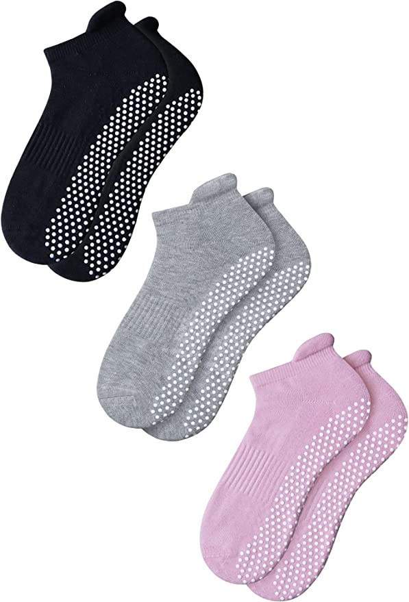 LA Active Sweat-Wicking Barre Socks, 2-Pair