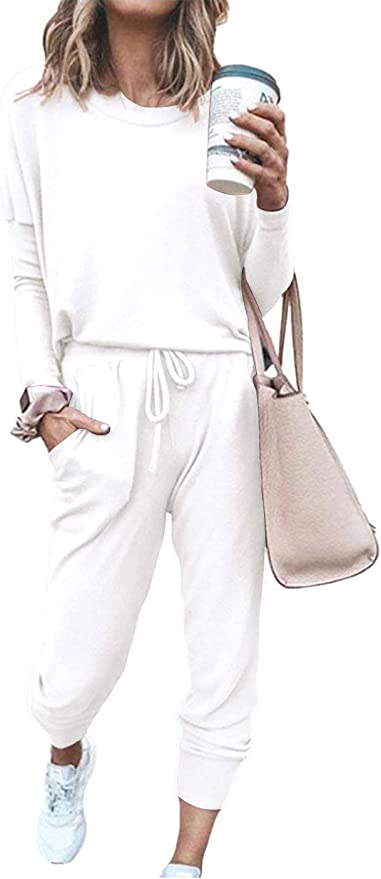 ETCYY NEW Lounge Sets for Women Two Piece Outfits Sweatsuits Sets Long ...