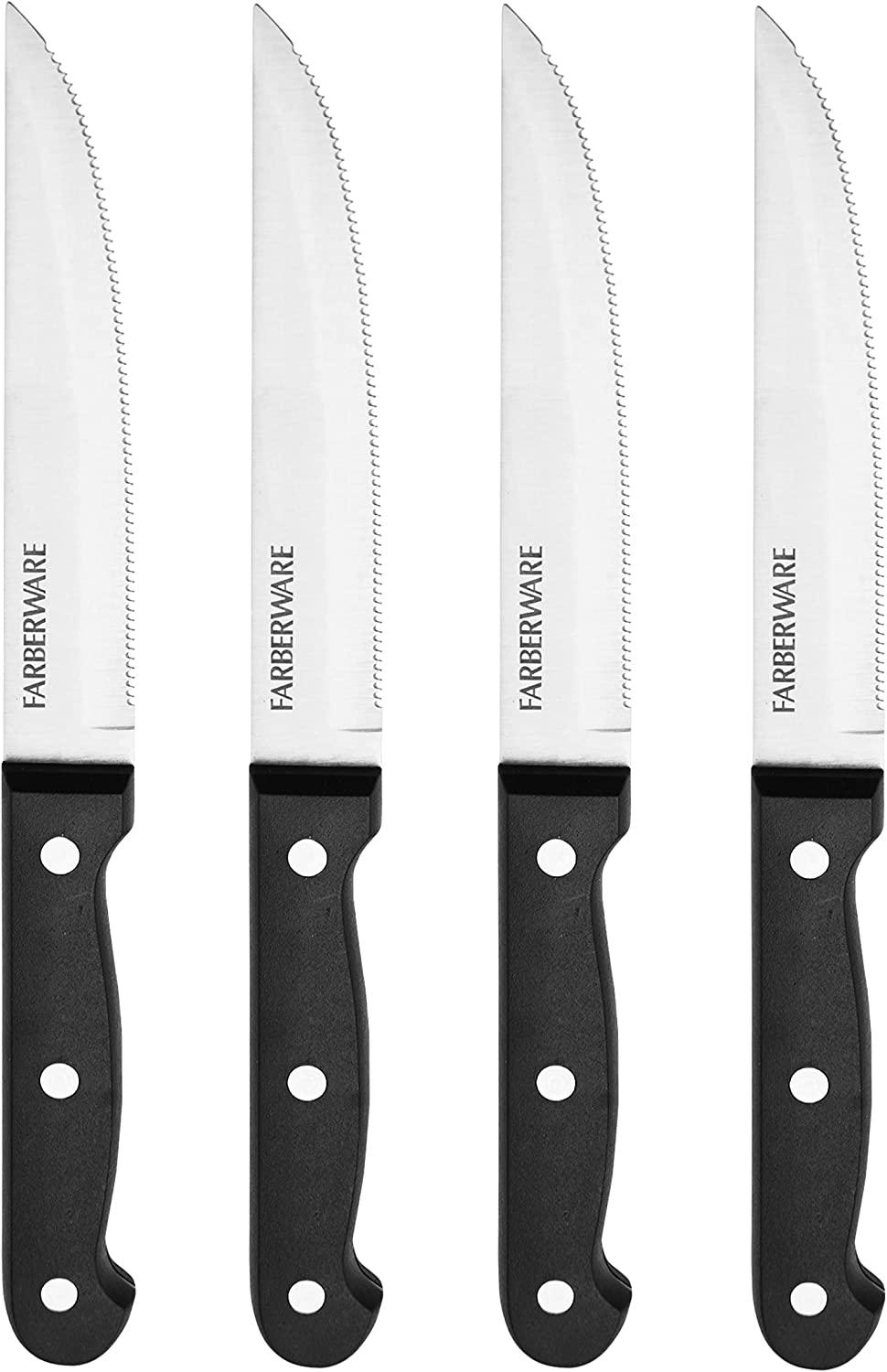 JoyJolt 4-Piece Steak Knife High Carbon Steel Kitchen Knife, Set of 4 -  Kroger