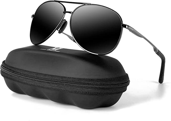 BOTPOV Mirrored Aviator Sunglasses For Men, 3 Pack