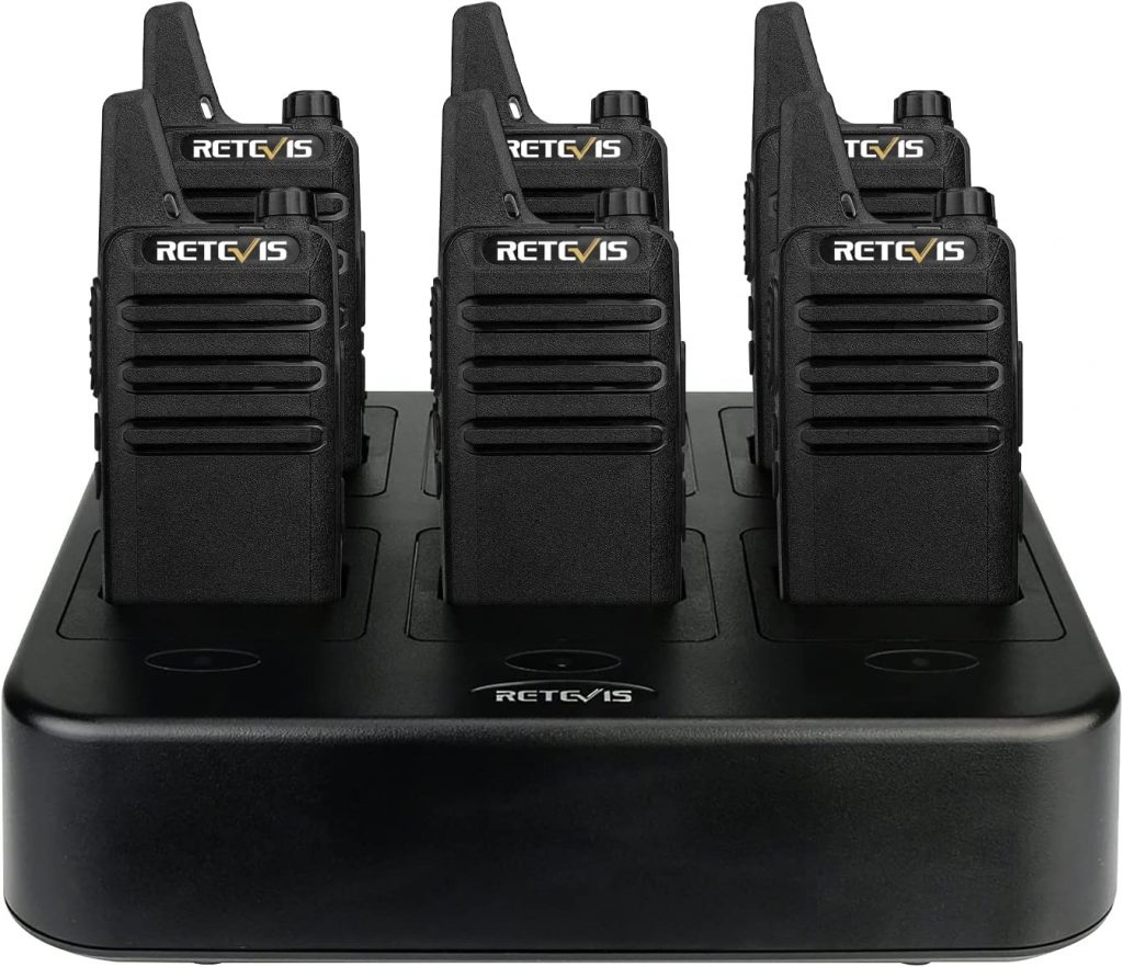 Retevis Lightweight Pocket Two-Way Radios, 10-Pack