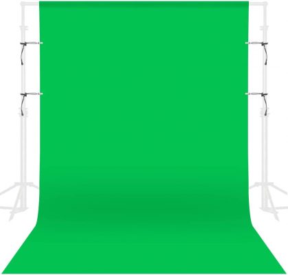 GFCC Ironable 100% Polyester Fabric Green Screen