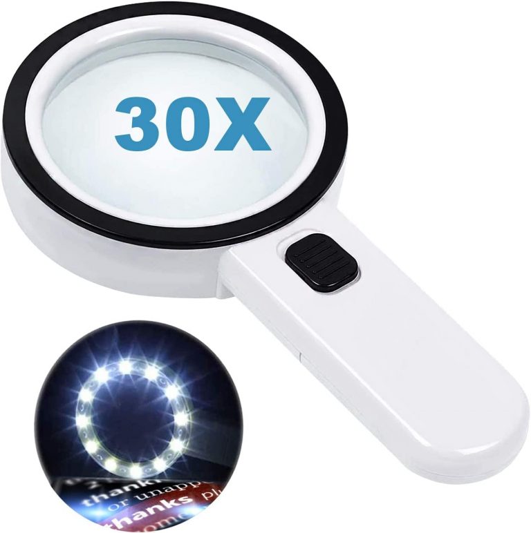 AIXPI Double Large Magnifying Glass With Light