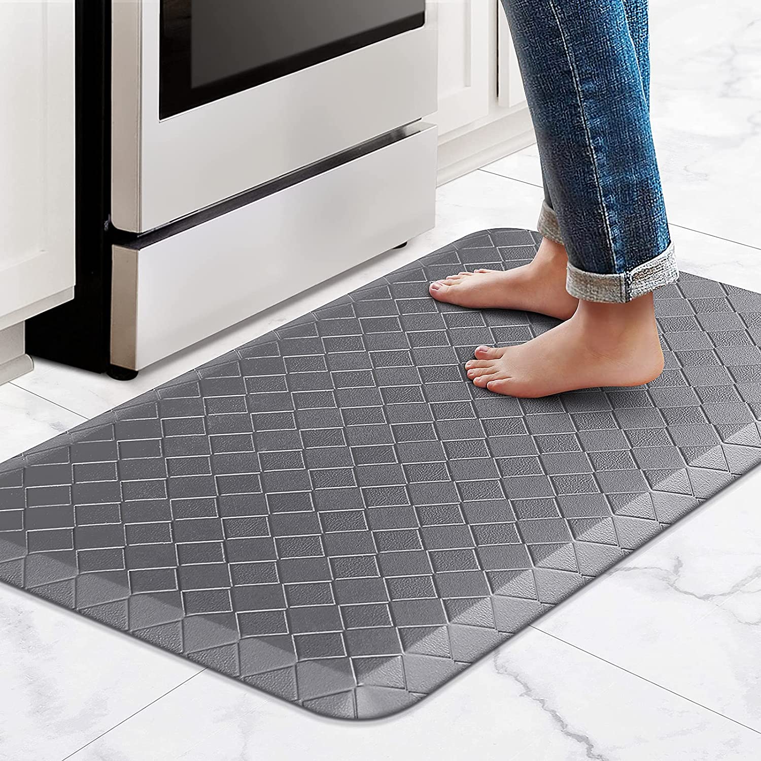 ComfiLife Memory Foam Anti-Fatigue Kitchen Floor Mat
