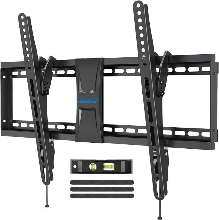 MOUNTUP Low Profile Tilting Universal TV Wall Mount