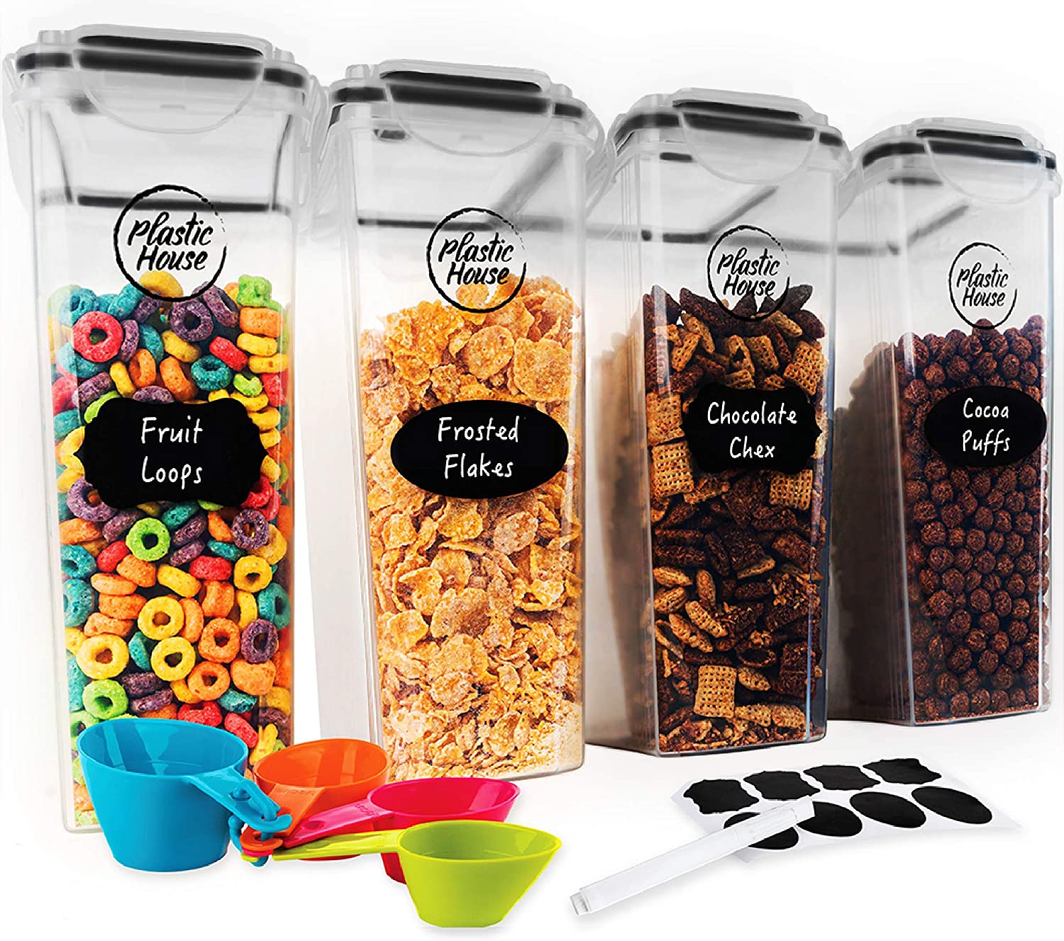 Sagler cereal container (2 PACK) - cereal storage containers made