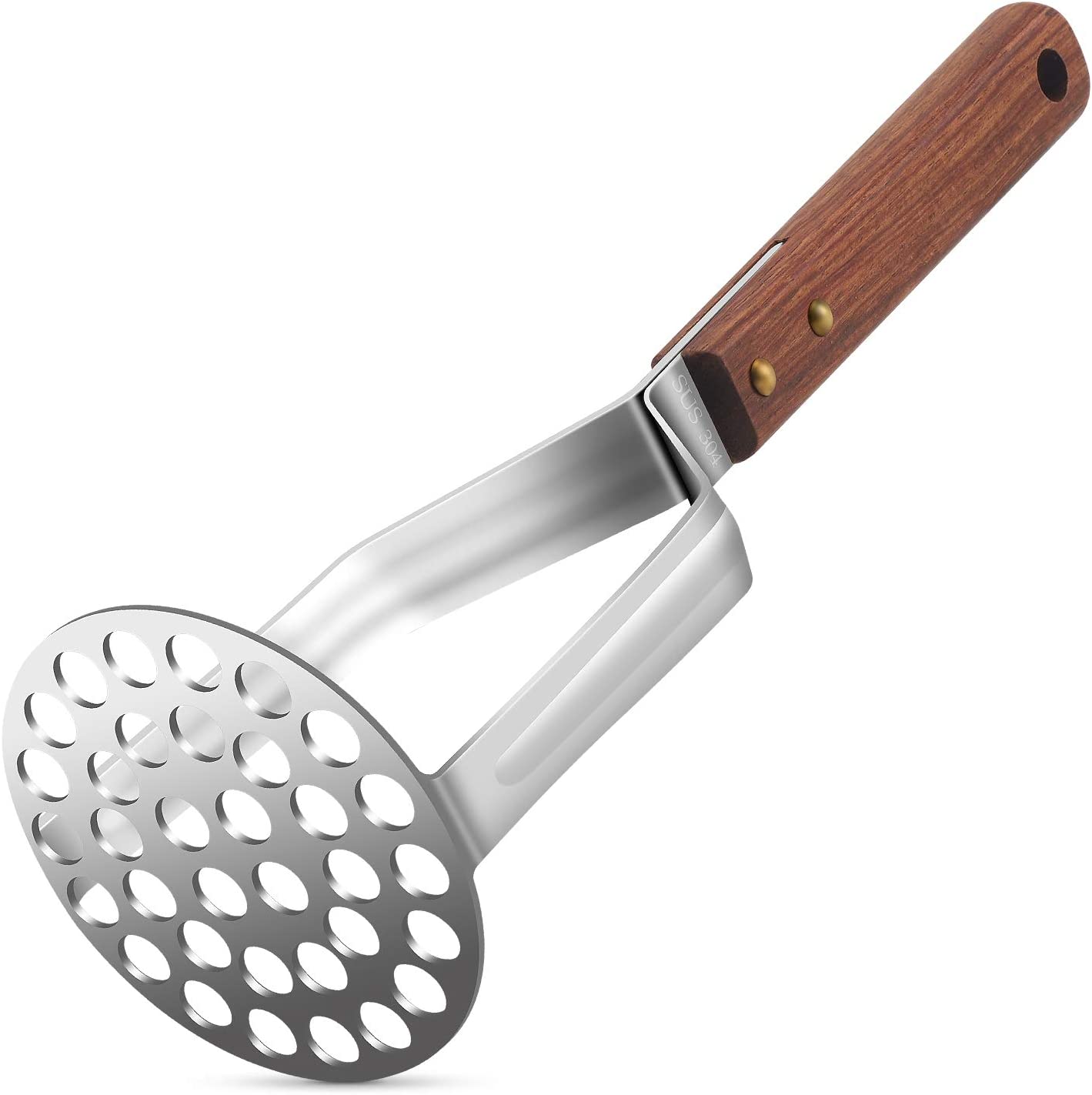 Milvado Stainless Steel Potato Masher - The Peppermill